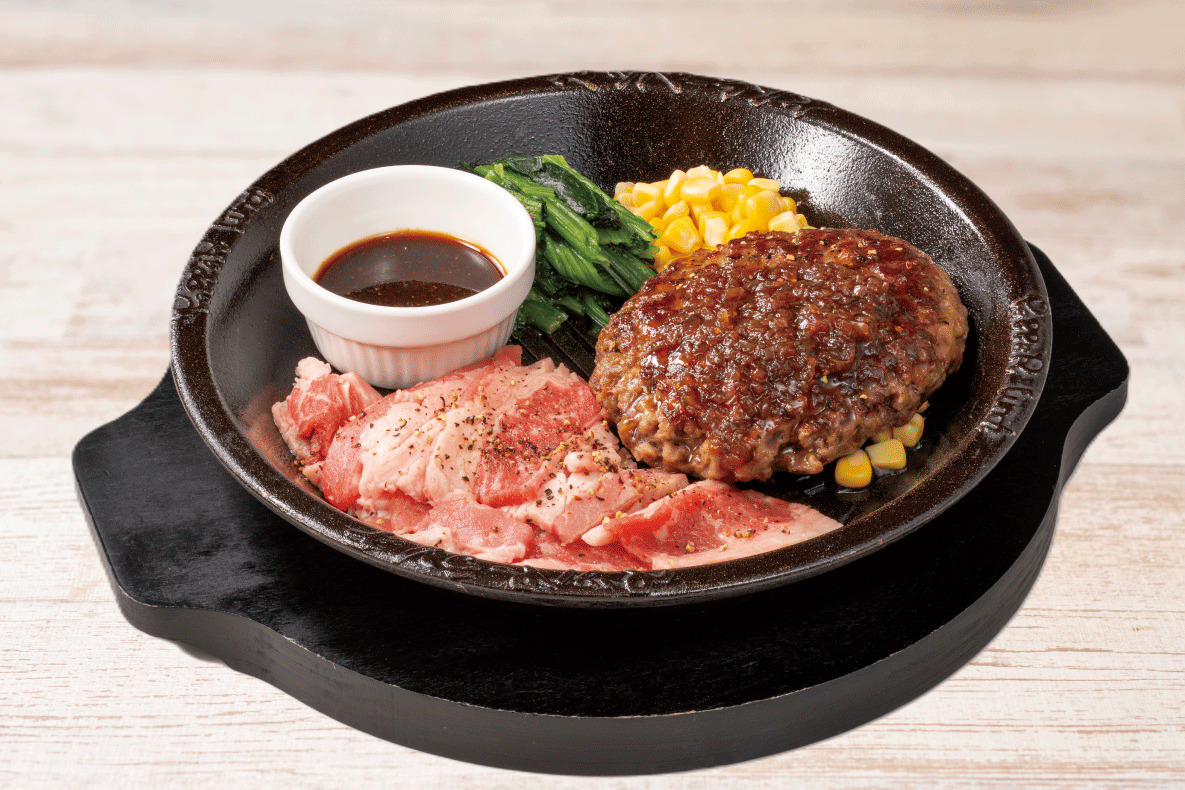 ＜限定店舗＞カルビ＆肉塊ハンバーグ
