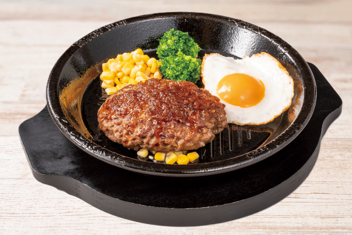 ＜限定店舗＞肉塊ハンバーグ 目玉焼き付き