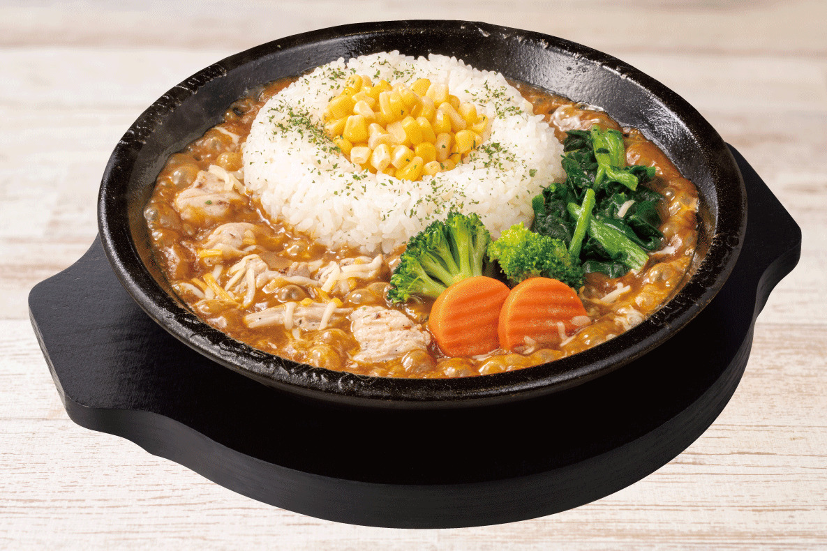 NEW！＜限定店舗＞沸騰ぐつぐつ焼カレー(野菜チキン)
